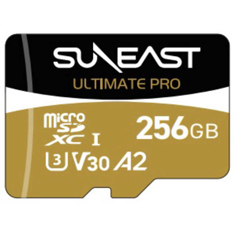 SUNEAST SUNEAST microSDXC カード ULTIMATE PRO GOLD Series SUNEAST ULTIMATE PRO (256GB) SE-MSDU1256B185 SE-MSDU1256B185