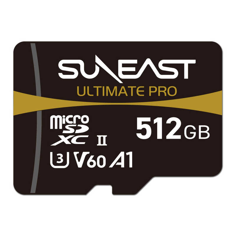 SUNEAST SUNEAST microSDXC カード ULTIMATE PRO(アルティメイトプロ) ［Class10 / 512GB］ SE-MS2512G26G1F SE-MS2512G26G1F