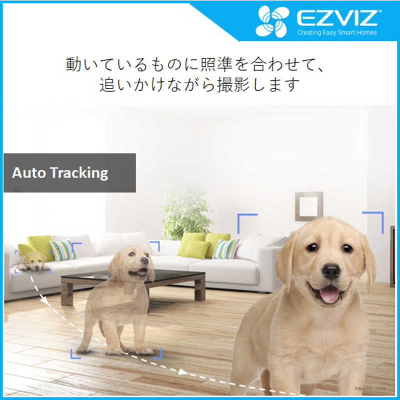 EZVIZ EZVIZ 【アウトレット】見守り防犯カメラ 屋内用 パンチルトタイプ CSC6N CSC6N