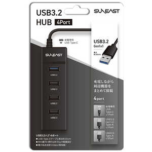 SUNEAST USB-A ᥹ USB3.2typeAx1/USB2.0typeAx3/USBtypeCѡUSB5v/10Wб/USBϥ SE-RU3HUBA4A3