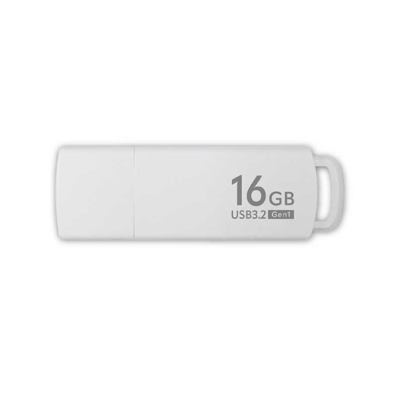 ORIGINALBASIC ORIGINALBASIC USBメモリ ［16GB /USB TypeA /USB3.2 /キャップ式］ ホワイト OB-UM3A016G OB-UM3A016G