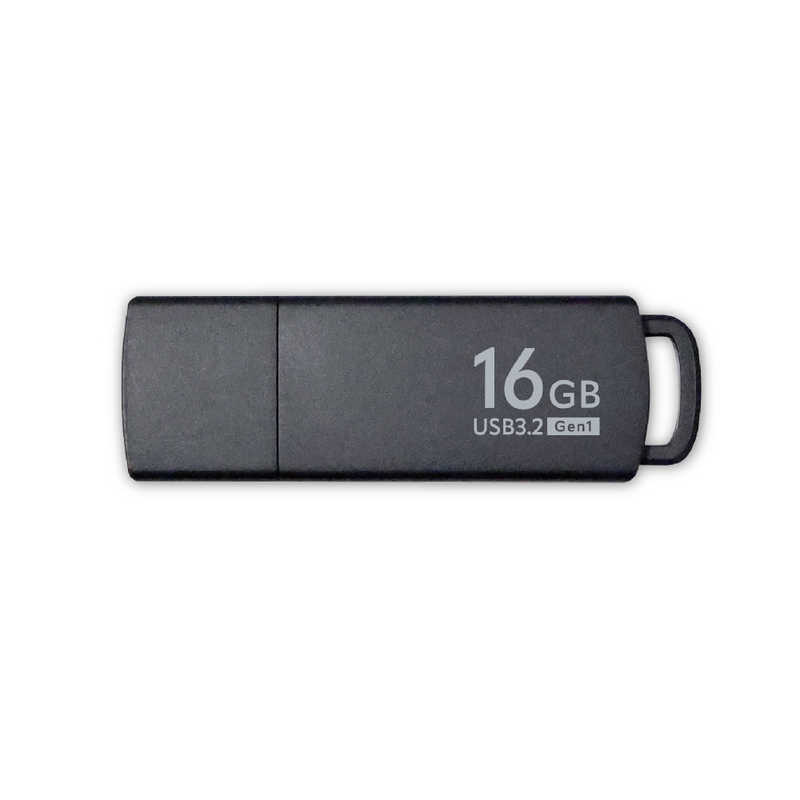 ORIGINALBASIC ORIGINALBASIC USBメモリ ［16GB /USB TypeA /USB3.2 /キャップ式］ ブラック OB-UM3A016G OB-UM3A016G
