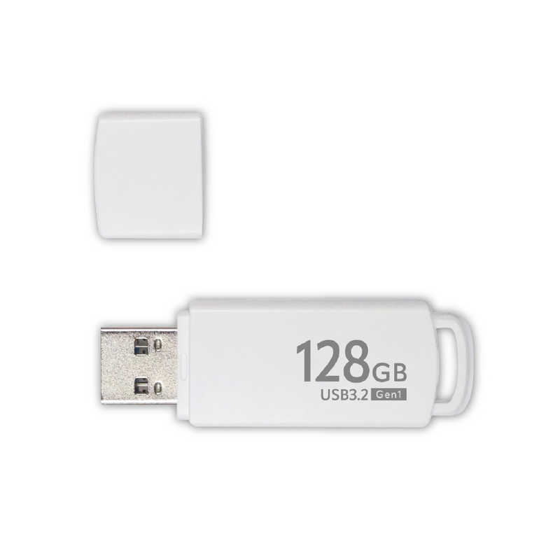 ORIGINALBASIC ORIGINALBASIC USBメモリ ［128GB /USB TypeA /USB3.2 /キャップ式］ ホワイト OB-UM3A128G OB-UM3A128G