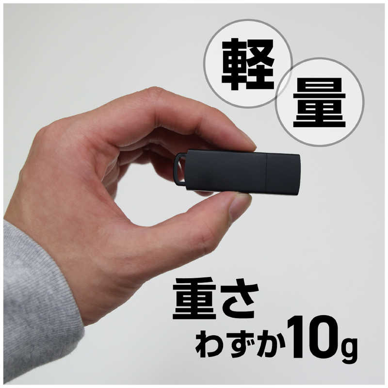 ORIGINALBASIC ORIGINALBASIC USBメモリ ［128GB /USB TypeA /USB3.2 /キャップ式］ ブラック OB-UM3A128G OB-UM3A128G