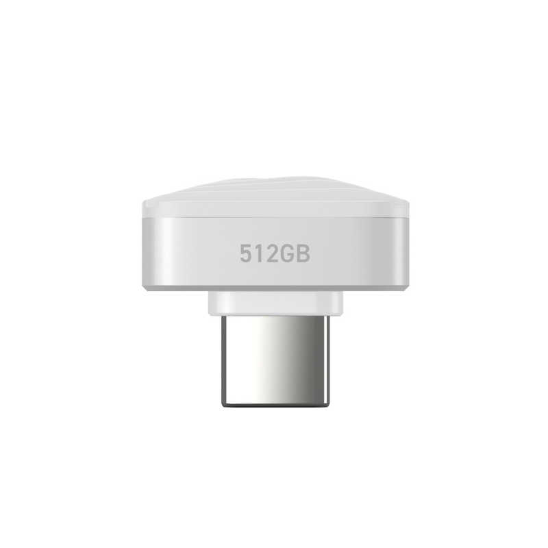 SUNEAST SUNEAST 極小型 外付け ポータブル SSD Nano 512GB Type-C USB3.2 Gen 1対応 最大読込速度 450MB/s ［ポータブル型］ ホワイト SE-PS512G2LNN1WF SE-PS512G2LNN1WF