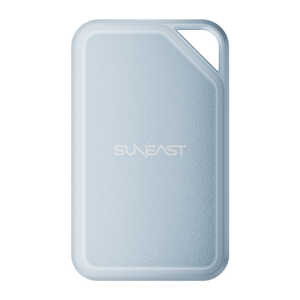 SUNEAST ポータブル 外付けSSD ULTIMATE PRO GOLD Series 2TB USB3.2 Gen2×2 USB Type-C対応 読込2000MB/s 書込1800MB/s アイスブルー SE-PS0002T2LG3F