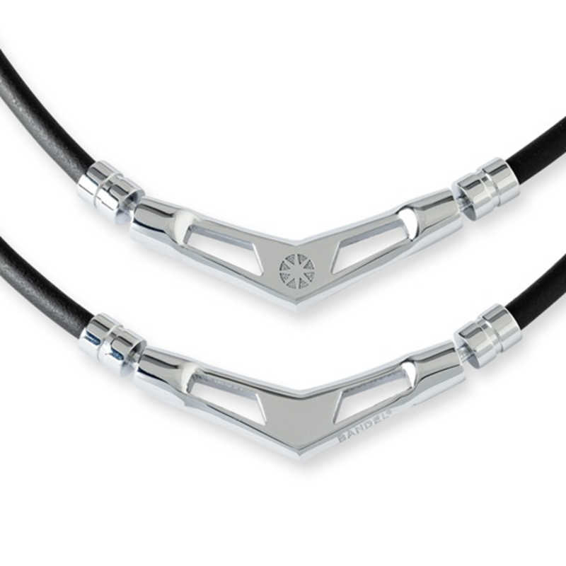 BANDEL BANDEL Healthcare Necklace V1 Black×Silver HLCV-L-BS HLCV-L-BS