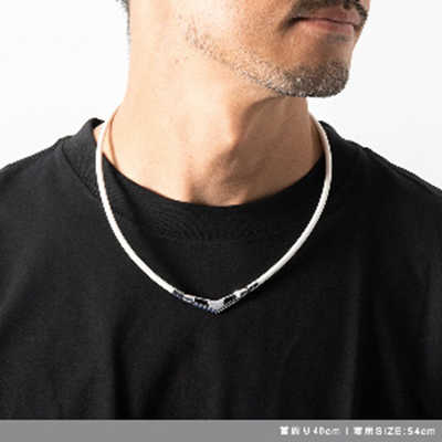BANDL healthcare ネックレス ホワイト BANDEL Healthcare Necklace V1 White×Silver HLCV-L-WS の通販