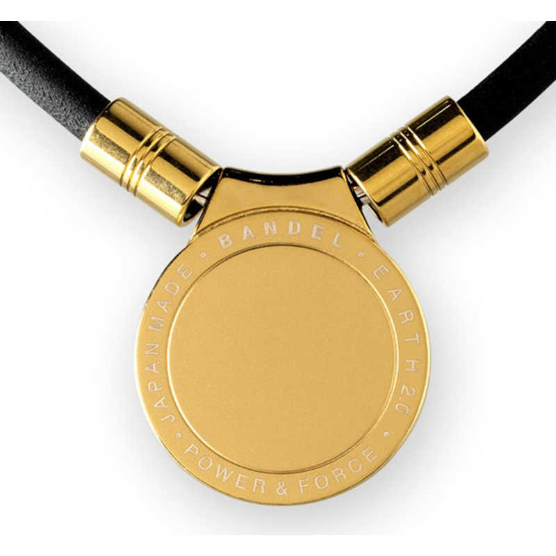 BANDEL BANDEL Healthcare Necklace Earth 2.0 Black×Gold HLCNE2BG52 HLCNE2BG52