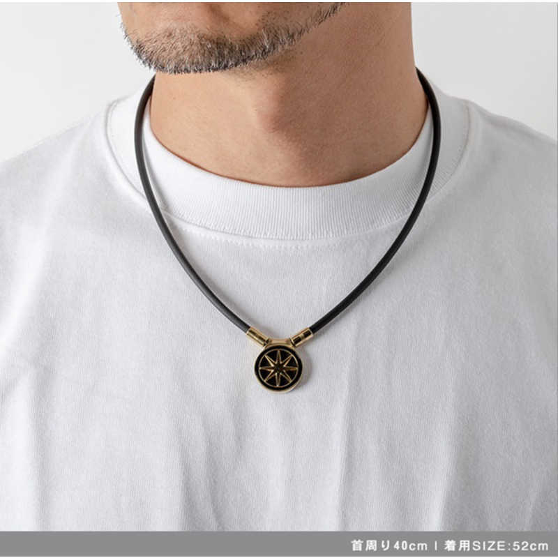 BANDEL BANDEL Healthcare Necklace Earth 2.0 Black×Gold HLCNE2BG52 HLCNE2BG52