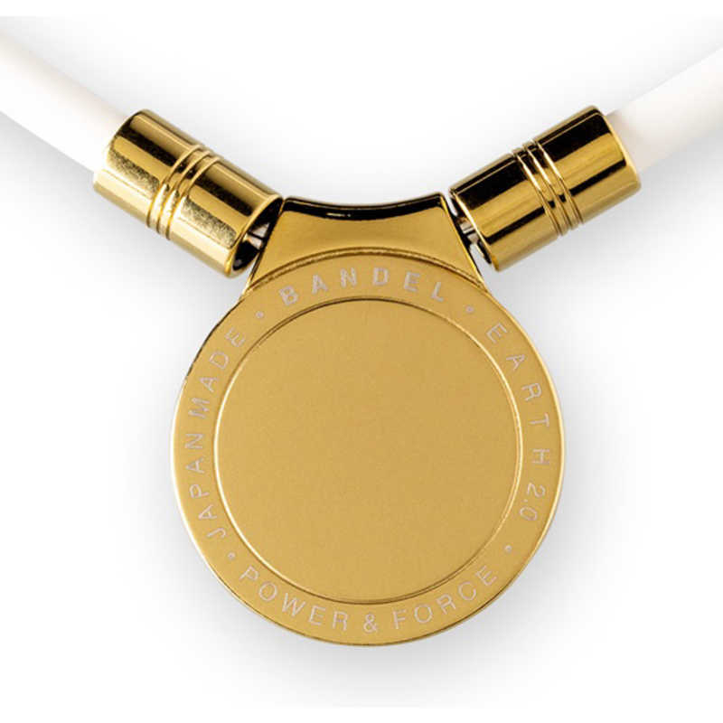 BANDEL BANDEL Healthcare Necklace Earth 2.0 White×Gold HLCNE2WG47 HLCNE2WG47
