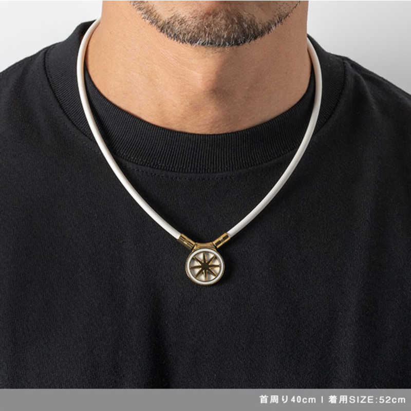 BANDEL BANDEL Healthcare Necklace Earth 2.0 White×Gold HLCNE2WG52 HLCNE2WG52