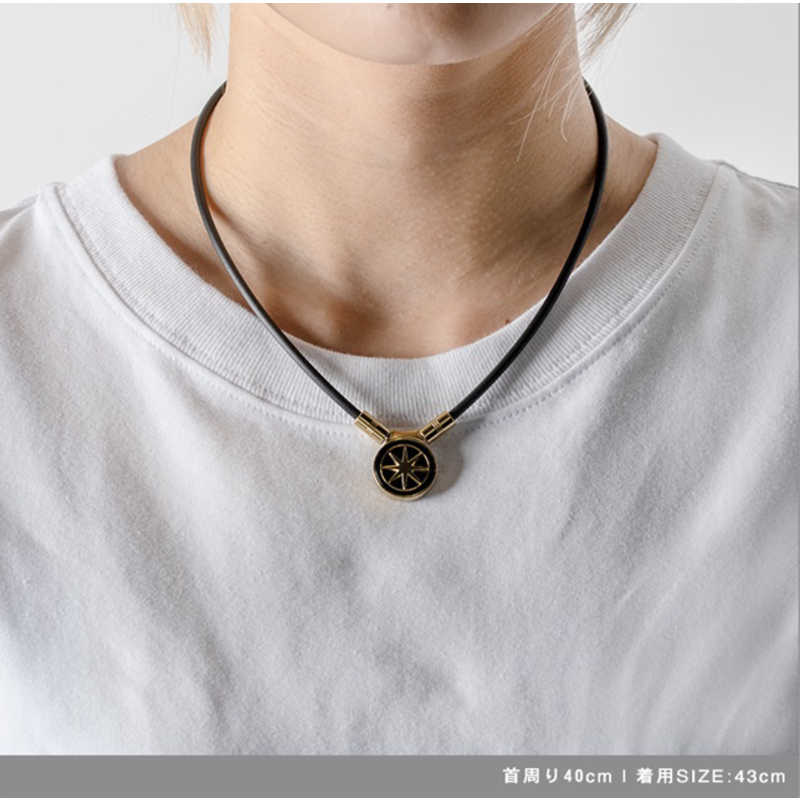 BANDEL BANDEL Healthcare Necklace Earth mini 2.0 Black×Gold HLCFNE2BG43 HLCFNE2BG43