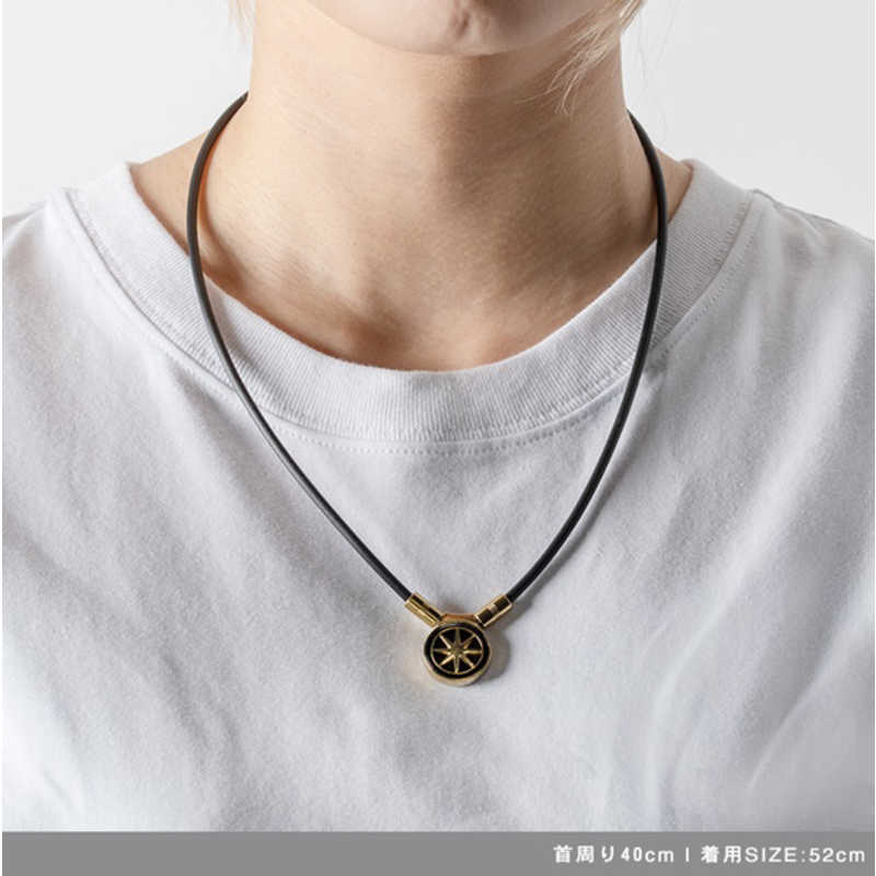 BANDEL BANDEL Healthcare Necklace Earth mini 2.0 Black×Gold HLCFNE2BG52 HLCFNE2BG52