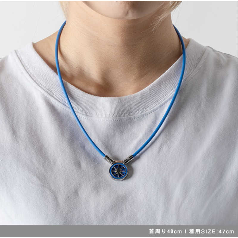 BANDEL BANDEL Healthcare Necklace Earth mini 2.0 青木瀬令奈モデル Blue×Silver HLCFNE2AS47 HLCFNE2AS47