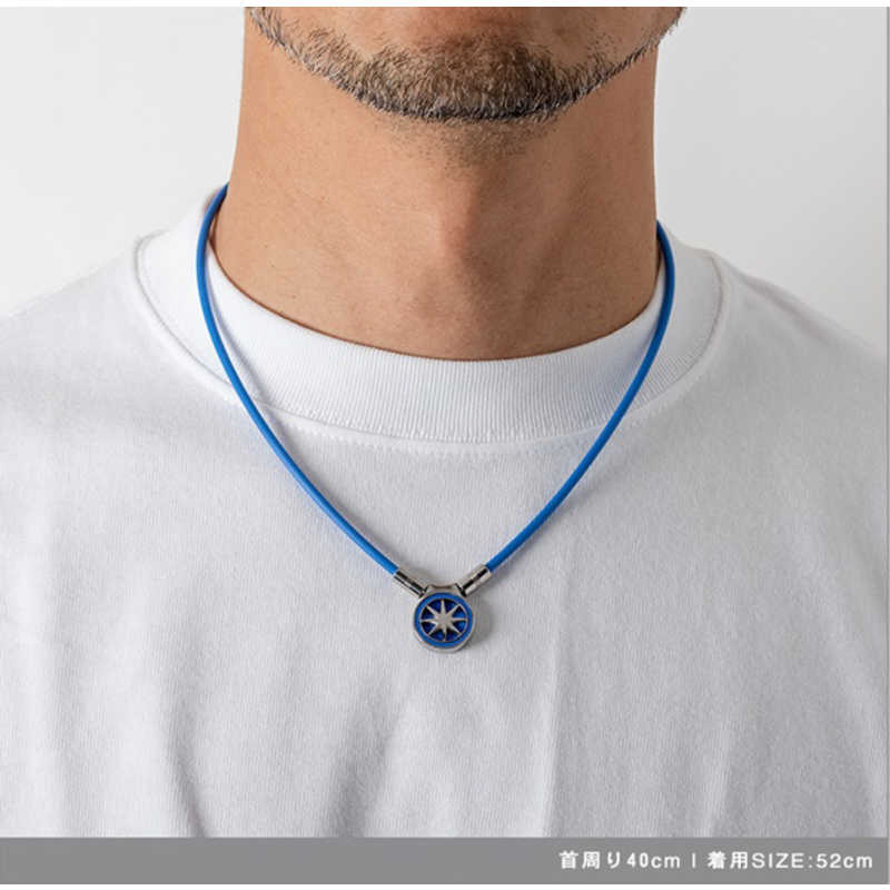 BANDEL BANDEL Healthcare Necklace Earth mini 2.0 青木瀬令奈モデル Blue×Silver HLCFNE2AS52 HLCFNE2AS52
