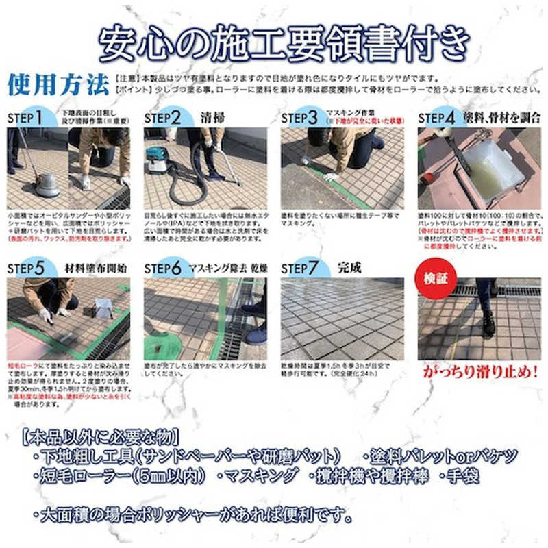 ステップソリューション ステップソリューション SS 滑り止め塗料 クリアハードコート4キロセット CH4000 CH4000