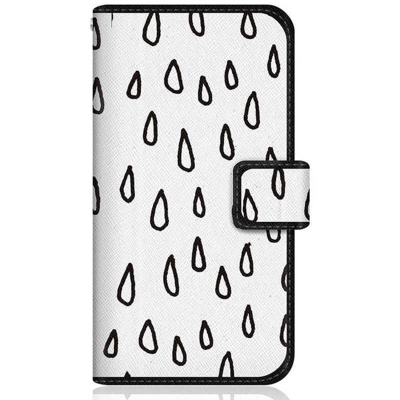 CASEMARKET CASEMARKET Samsung Galaxy A51 5G スリム手帳型ケース Det regnar Design 北欧デザイン ダイアリー 雨音の模様 SC-54A-BCM2S2036-78 SC-54A-BCM2S2036-78