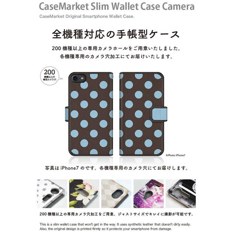 CASEMARKET CASEMARKET Samsung Galaxy A51 5G スリム手帳型ケース ベビー ドット アフタヌーン ブルー SCG07-BCM2S2016-78 SCG07-BCM2S2016-78