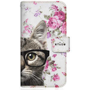 CASEMARKET Xiaomi Mi Note 10 Lite NYAGO スリム手帳型ケース ノート キュート メガネ フェイス キャット - サマー フラワー だにゃ~。 - ピンク M2002F4LG-BNG CASEMARKET Xiaomi Mi Note 10 Lite NYAGO スリム手帳型ケース ノート キュート メガネ フェイス キャット - サマー フラワー だにゃ~。 - ピンク M2002F4LG-BNG