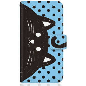 CASEMARKET Samsung Galaxy A51 5G NYAGO スリム手帳型ケース ノート しっぽ ブルー SC-54A-BNG2S2013-78