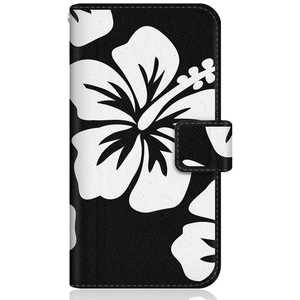 CASEMARKET iPhone 12 スリム手帳型ケース モノ タヒチ ハイビスカス モノトーン グラフィックス iPhone12-BCM2S2077-78 CASEMARKET iPhone 12 スリム手帳型ケース モノ タヒチ ハイビスカス モノトーン グラフィックス iPhone12-BCM2S2077-78