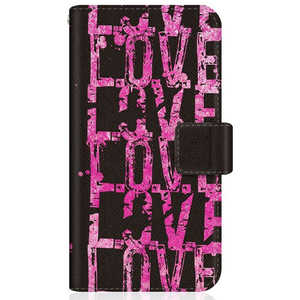 CASEMARKET iPhone 12 スリム手帳型ケース LOVE. LOVE. LOVE. The Pink スリム ダイアリー iPhone12-BCM2S2235-78