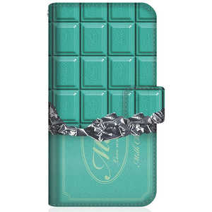 CASEMARKET iPhone 12 スリム手帳型ケース 板チョコ コレクション チョコレート ダイアリー ミント iPhone12-BCM2S2265-78