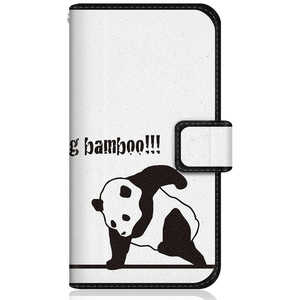 CASEMARKET iPhone 12 mini スリム手帳型ケース バンブー パンダ 笹食ってる場合じゃねぇ! iPhone12mini-BCM2S2041-78