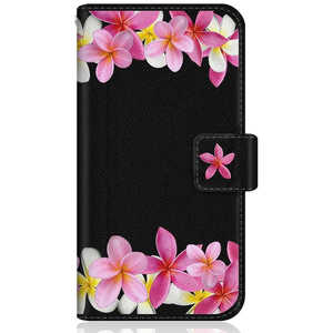 CASEMARKET iPhone 12 mini スリム手帳型ケース プルメリアロマンス トロピカル ハワイ iPhone12mini-BCM2S2088-78