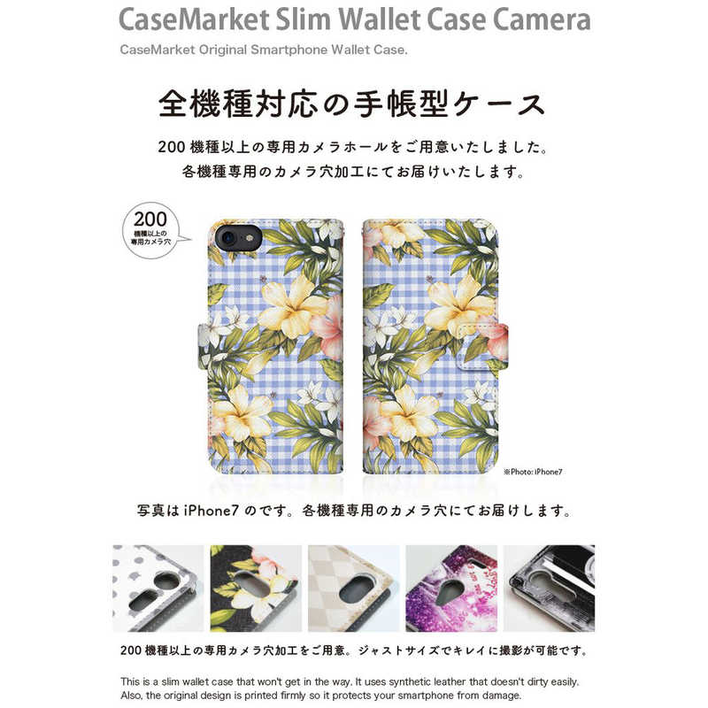 CASEMARKET CASEMARKET iPhone 12 mini スリム手帳型ケース アロハ スプリング サマー アフタヌーン iPhone12mini-BCM2S2559-78 iPhone12mini-BCM2S2559-78