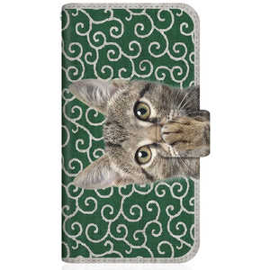 CASEMARKET iPhone 12 NYAGO スリム手帳型ケース NYAGO ノート キュート 肉球をペロペロするにゃ~。 - にゃんとも 和風 だにゃ~。 NYAGO 唐草模様 緑 iPhone12-B CASEMARKET iPhone 12 NYAGO スリム手帳型ケース NYAGO ノート キュート 肉球をペロペロするにゃ~。 - にゃんとも 和風 だにゃ~。 NYAGO 唐草模様 緑 iPhone12-B