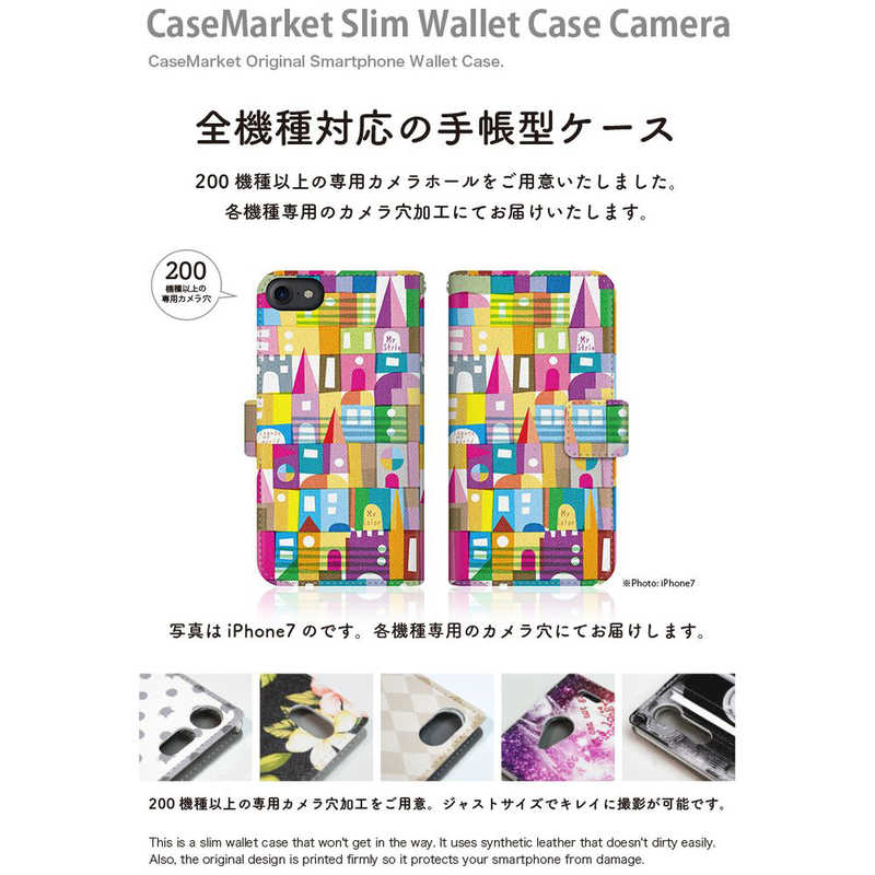 CASEMARKET CASEMARKET Samsung Galaxy Note10+ スリム手帳型ケース ジャーニー ストリート グラフィック SC-01M-BCM2S2015-78 SC-01M-BCM2S2015-78