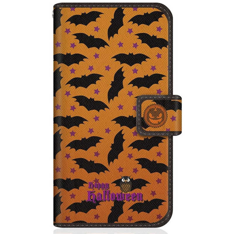 CASEMARKET CASEMARKET Samsung Galaxy Note10+ スリム手帳型ケース ハッピー ハロウィン バット パターン ダイアリー SC-01M-BCM2S2622-78 SC-01M-BCM2S2622-78