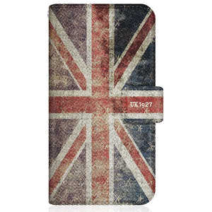 CASEMARKET Samsung Galaxy Note10+ スリム手帳型ケース ユニオンジャック コレクション ヴィンテージ プリント UK 1927 ダイアリー SCV45-BCM2S2310-78