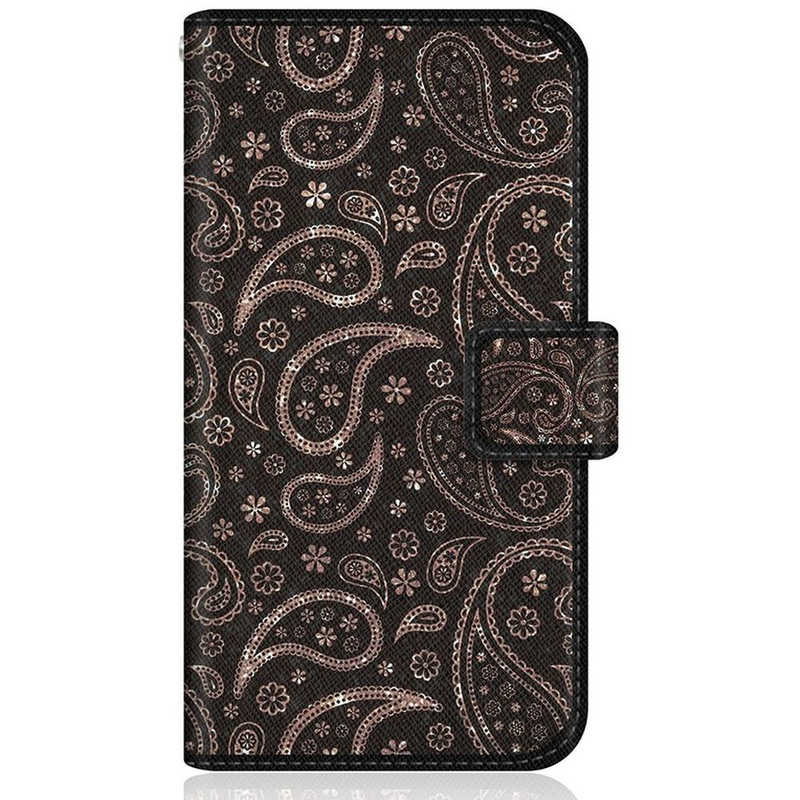 CASEMARKET CASEMARKET SONY Xperia 1 II スリム手帳型ケース ダーク ペイズリー ブロンズ ペイズリー柄 SOG01-BCM2S2049-78 SOG01-BCM2S2049-78