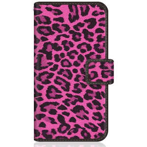 CASEMARKET LG V60 ThinQ 5G L-51A スリム手帳型ケース ヒョウ柄 ピンク レパード ノート L-51A-BCM2S2010-78