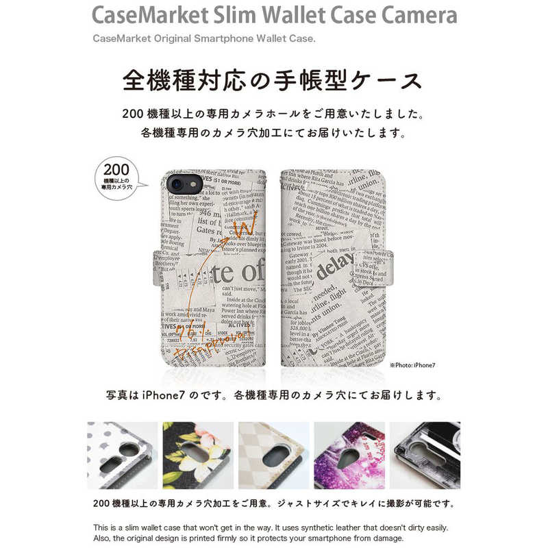 CASEMARKET CASEMARKET Samsung Galaxy S20 Ultra 5G スリム手帳型ケース ニュースペーパー クラシック ノート ホワイト SM-G9880-BCM2S2008-78 SM-G9880-BCM2S2008-78