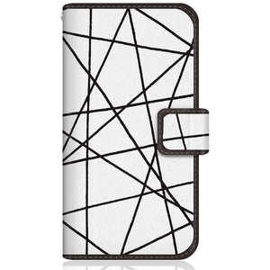 CASEMARKET Samsung Galaxy S20 Ultra 5G スリム手帳型ケース 北欧 モダン モノトーン リンヤ Black SCG03-BCM2S2111-78