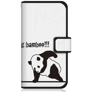 CASEMARKET ZTE a1 スリム手帳型ケース バンブー パンダ 笹食ってる場合じゃねぇ! ZTG01-BCM2S2041-78