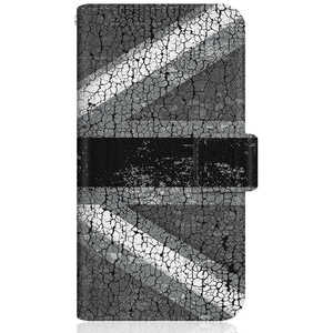 CASEMARKET ZTE a1 スリム手帳型ケース Black Union Jack ダメージ キングダム ダイアリー ZTG01-BCM2S2099-78