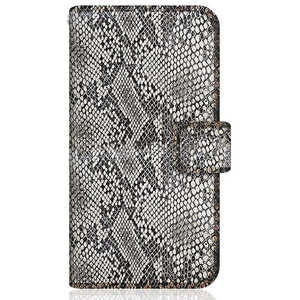 CASEMARKET Samsung Galaxy Note20 Ultra 5G スリム手帳型ケース ヘビ柄 スネーク ダーク SC-53A-BCM2S2078-78