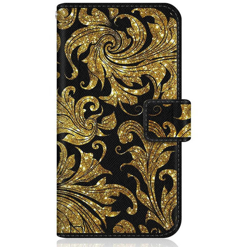 CASEMARKET CASEMARKET Samsung Galaxy Note20 Ultra 5G スリム手帳型ケース クイーン ゴールド ダマスク & ブラック ダイアリー SCG06-BCM2S2034-78 SCG06-BCM2S2034-78