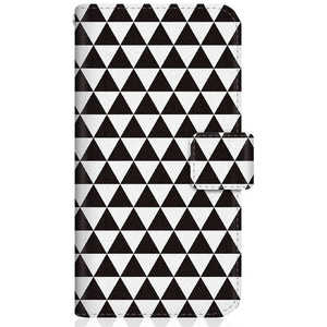 CASEMARKET Samsung Galaxy Note20 Ultra 5G スリム手帳型ケース クリスタル柄 - モノクロ カラー スリム ダイアリー SCG06-BCM2S2233-78