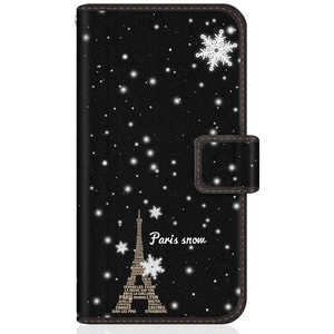 CASEMARKET Samsung Galaxy S21 Ultra 5G スリム手帳型ケース エッフェル塔 コレクション - パリス スノー ダイアリー SC-52B-BCM2S2624-78