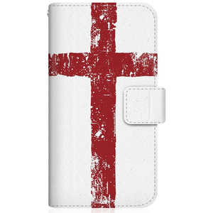 CASEMARKET Samsung Galaxy S21 5G スリム手帳型ケース イングランド ヴィンテージ フラッグ - グレートブリテン ホワイト SCG09-BCM2S2475-78