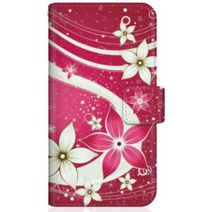 CASEMARKET Samsung Galaxy S21 5G スリム手帳型ケース 夏華の乱舞 和柄 ボタニカル 紅花と水流を望む夜 SCG09-BCM2S2480-78