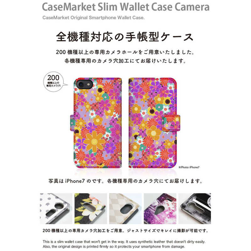 CASEMARKET CASEMARKET OPPO Find X2 Pro スリム手帳型ケース ブリリアント フラワー Vivid スリム ダイアリー OPG01-BCM2S2211-78 OPG01-BCM2S2211-78