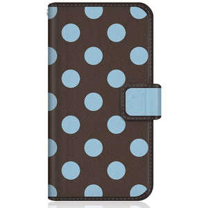 CASEMARKET Xiaomi Redmi 9T スリム手帳型ケース ベビー ドット アフタヌーン ブルー M2010J19SG-BCM2S2016-78