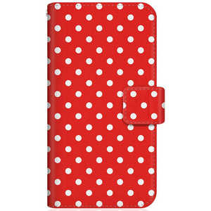 CASEMARKET AQUOS wish スリム手帳型ケース Dot Pattern ベビー レッド ノスタルジー A104SH-BCM2S2546-78 CASEMARKET AQUOS wish スリム手帳型ケース Dot Pattern ベビー レッド ノスタルジー A104SH-BCM2S2546-78